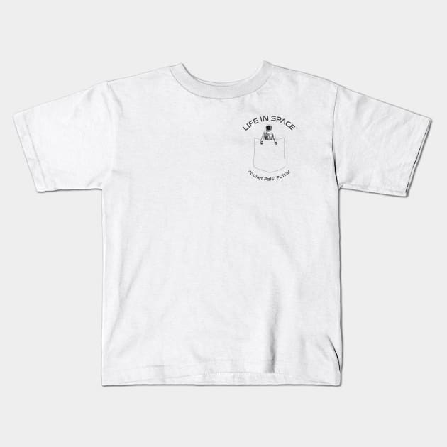 Life in Space Pocket Pals: Pulsar Kids T-Shirt by photon_illustration